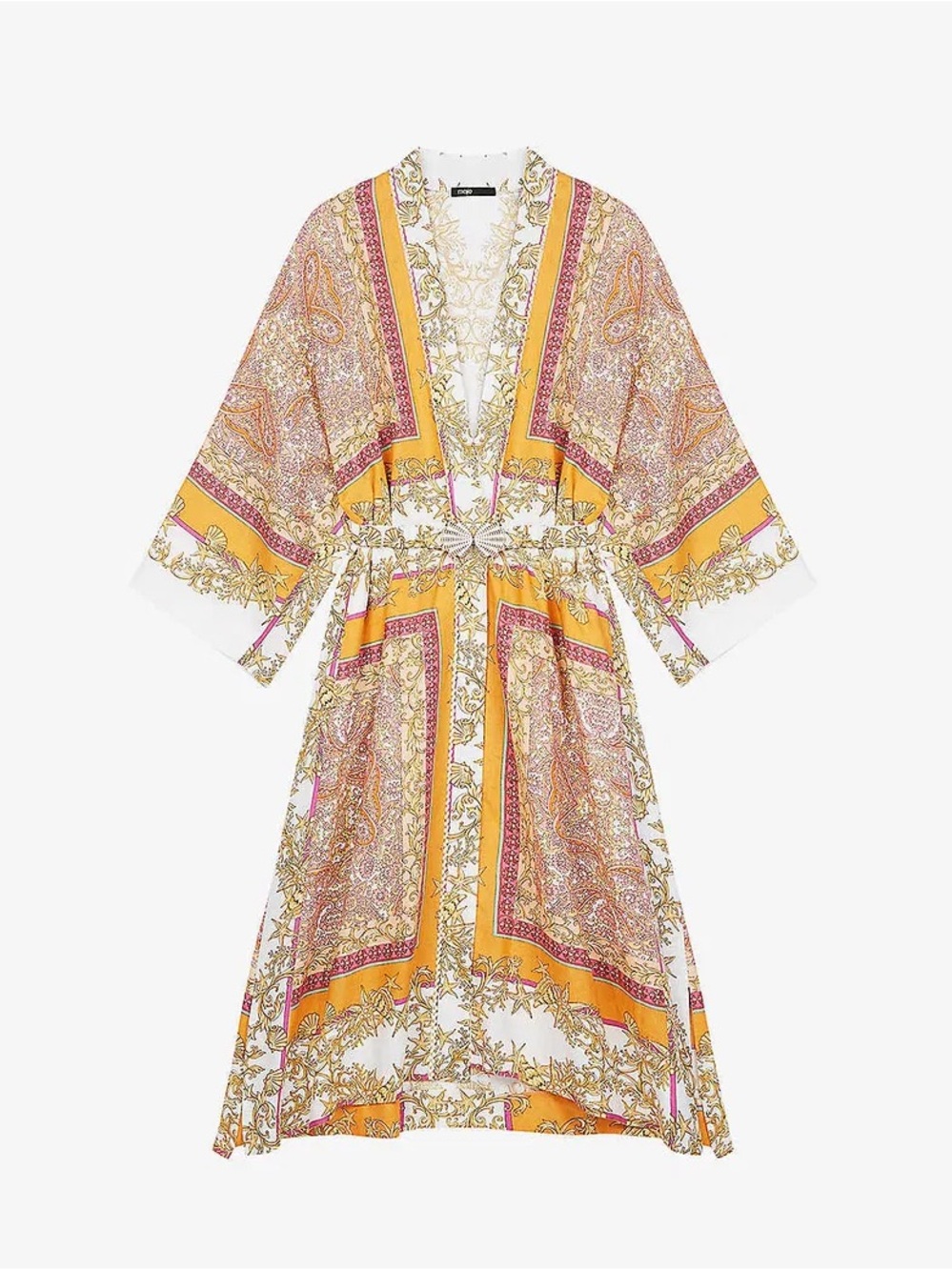 Maje Printed Kimono Robe - Picture 4 of 9